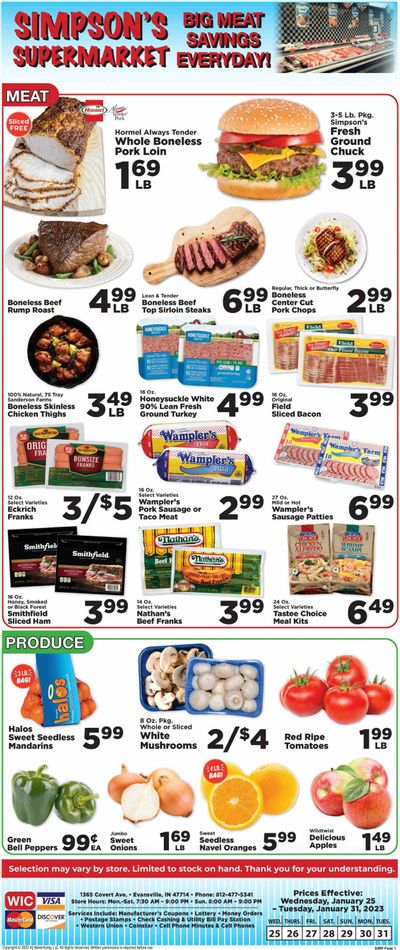 IGA (IN) Weekly Ad Flyer Specials January 25 to January 31, 2023