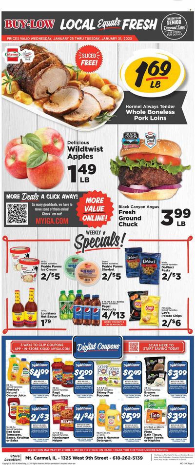 IGA (IL) Weekly Ad Flyer Specials January 25 to January 31, 2023