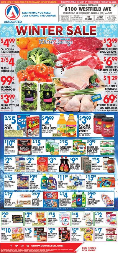 Associated Supermarkets (NY) Weekly Ad Flyer Specials January 27 to February 2, 2023