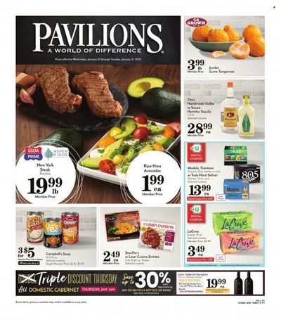 Pavilions (CA) Weekly Ad Flyer Specials January 25 to January 31, 2023