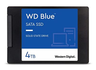 Western Digital 4TB WD Blue 3D NAND Internal PC SSD - SATA III 6 Gb/s, 2.5"/7mm, Up to 560 MB/s - WDS400T2B0A $318.98 (Reg $484.99)