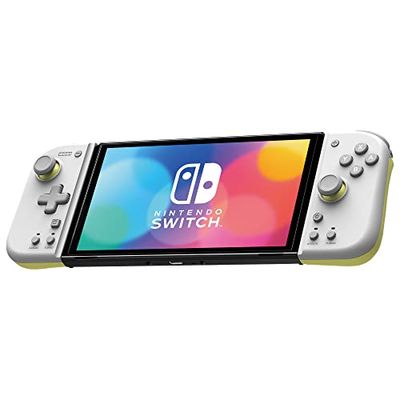 Nintendo Switch Split Pad Compact (Light Gray & Yellow) - Ergonomic Controller for Handheld Mode - Officially Licensed by Nintendo - Light Gray & Yellow Edition $58.04 (Reg $69.99)