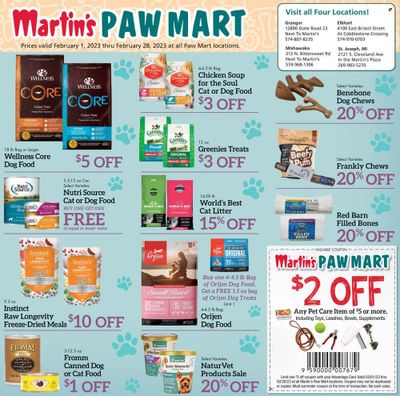 Martin’s (IN, MI) Weekly Ad Flyer Specials February 1 to February 28, 2023