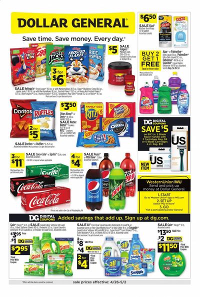 Dollar General Weekly Ad & Flyer April 26 to May 2