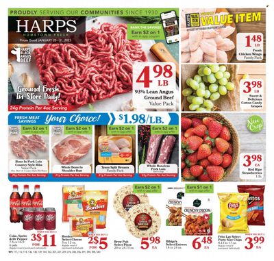 Harps Hometown Fresh (AR) Weekly Ad Flyer Specials January 25 to January 31, 2023