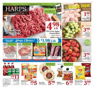 Harps Hometown Fresh (AR) Weekly Ad Flyer Specials January 25 to January 31, 2023