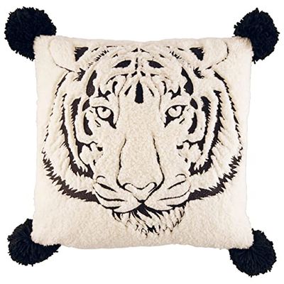 Betsey Johnson Betseys Tiger Throw Pillow, 20 x 20, Black $27.3 (Reg $30.77)