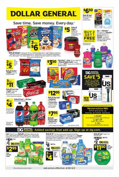 Dollar General Weekly Ad & Flyer April 26 to May 2