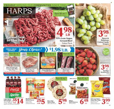 Harps Hometown Fresh (AR, MO, OK) Weekly Ad Flyer Specials January 25 to February 7, 2023