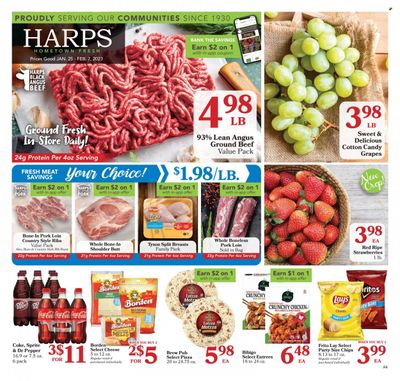 Harps Hometown Fresh (OK) Weekly Ad Flyer Specials January 25 to February 7, 2023
