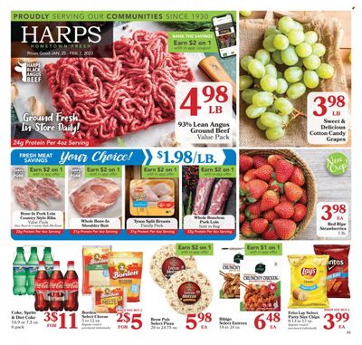 Harps Hometown Fresh (OK) Weekly Ad Flyer Specials January 25 to February 7, 2023