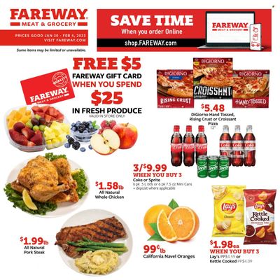 Fareway (IA) Weekly Ad Flyer Specials January 30 to February 4, 2023