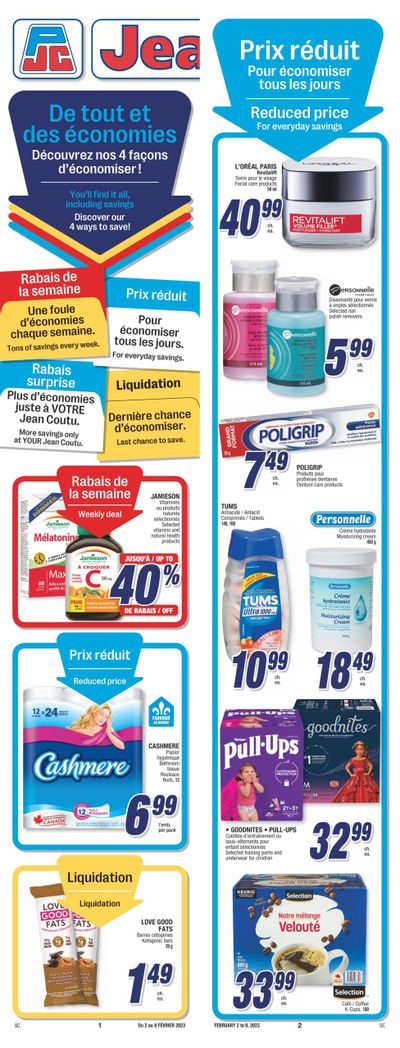 Jean Coutu (QC) Flyer February 2 to 8