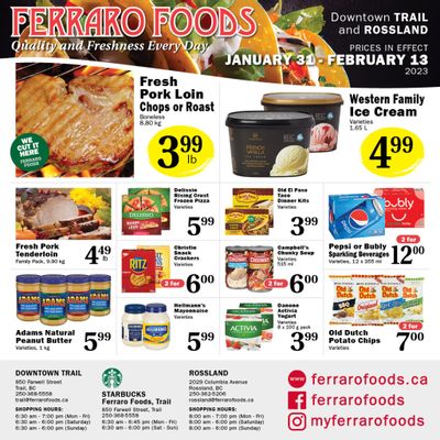 Ferraro Foods Flyer January 31 to February 13