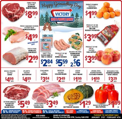 Victory Meat Market Flyer January 31 to February 4