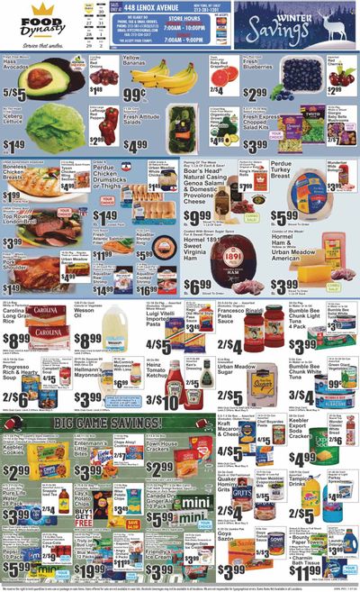 Food Dynasty (NY) Weekly Ad Flyer Specials January 27 to February 2, 2023