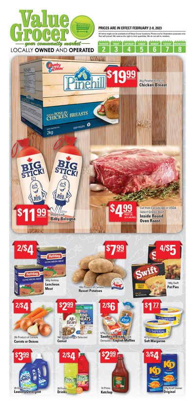 Value Grocer Flyer February 2 to 8