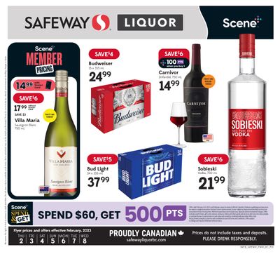 Safeway (BC) Liquor Flyer February 2 to 8