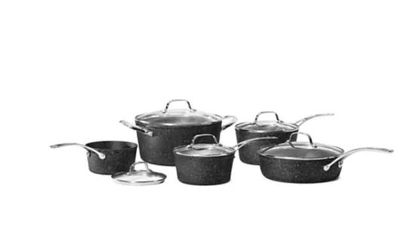 Heritage The Rock Classic Ten-Piece Non-Stick Cookware Set For $149.00 At Hudson's Bay Canada