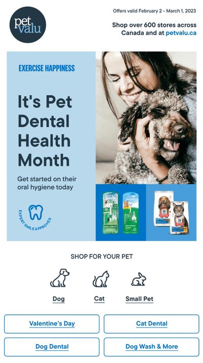 Pet Valu Flyer February 2 to March 1