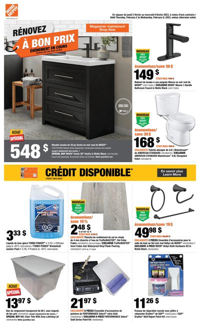 Home Depot (QC) Flyer February 2 to 8