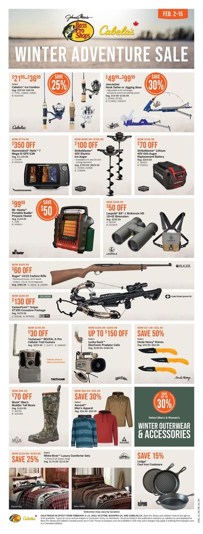 Cabela's Flyer February 2 to 15