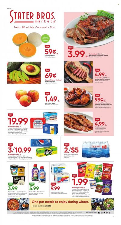 Stater Bros. (CA) Weekly Ad Flyer Specials February 1 to February 7, 2023