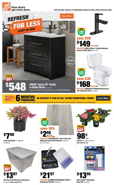 Home Depot (BC) Flyer February 2 to 8