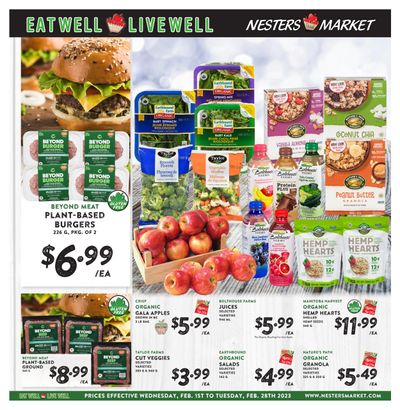 Nesters Market Eat Well Live Well Flyer February 1 to 28