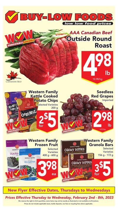 Buy-Low Foods Flyer February 2 to 8