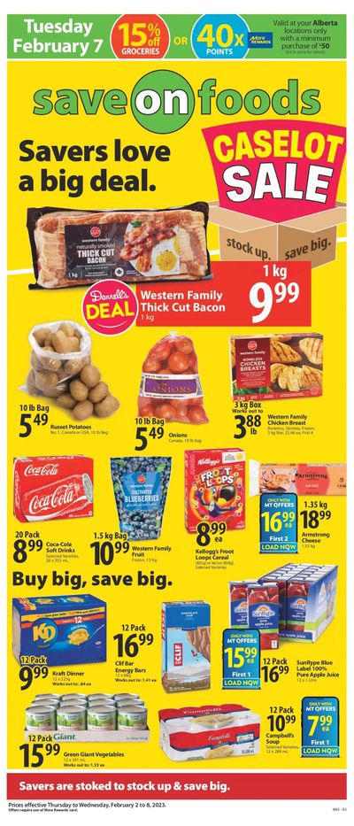 Save On Foods (AB) Flyer February 2 to 8