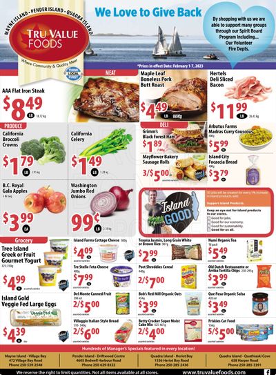 Tru Value Foods Flyer February 1 to 7
