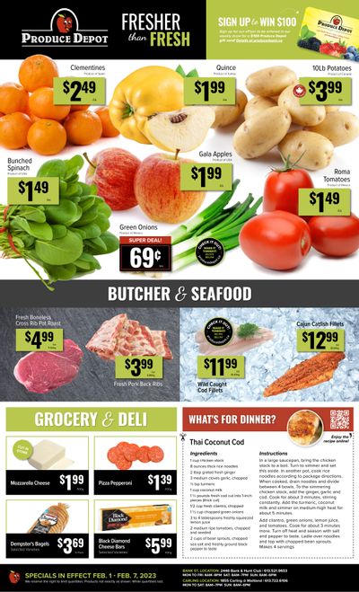 Produce Depot Flyer February 1 to 7