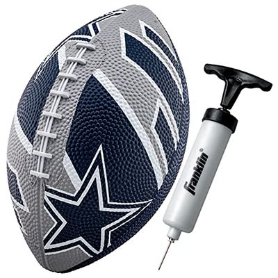 Franklin Sports NFL Dallas Cowboys Football - Youth Football - Mini 8.5" Rubber Football - Perfect for Kids - Team Logos and Colors!, Black, 70153F03Z $25.57 (Reg $28.87)