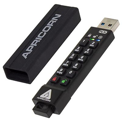 Apricorn Aegis Secure Key 3 NX 4GB 256-bit Encrypted FIPS 140-2 Level 3 Validated Secure USB 3.0 Flash Drive, ASK3-NX-4GB $71 (Reg $79.06)