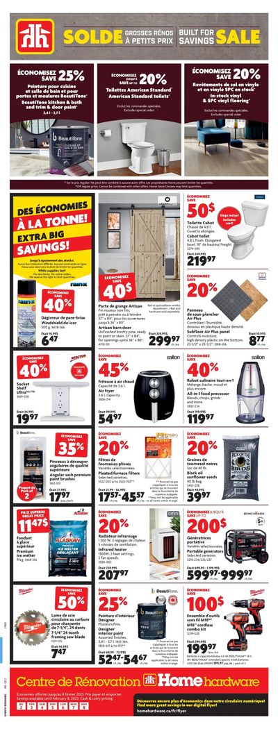 Home Hardware Building Centre (QC) Flyer February 2 to 8
