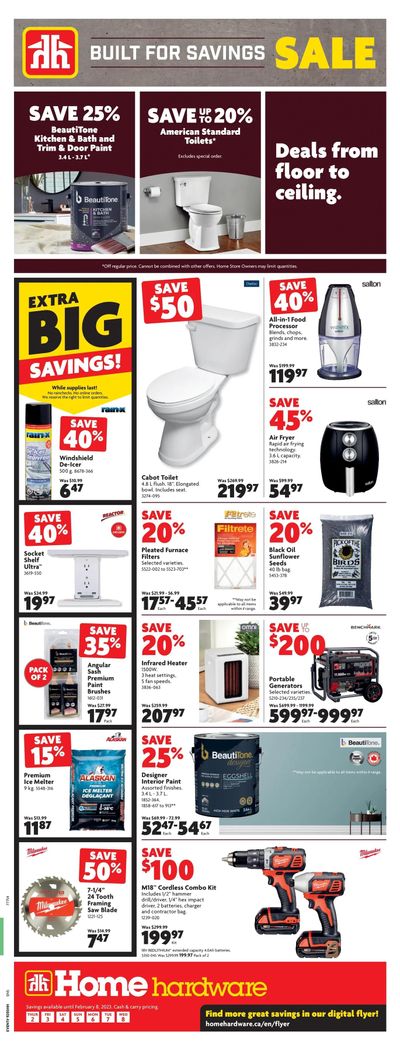Home Hardware (BC) Flyer February 2 to 8