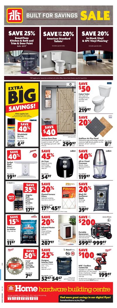 Home Hardware Building Centre (AB) Flyer February 2 to 8