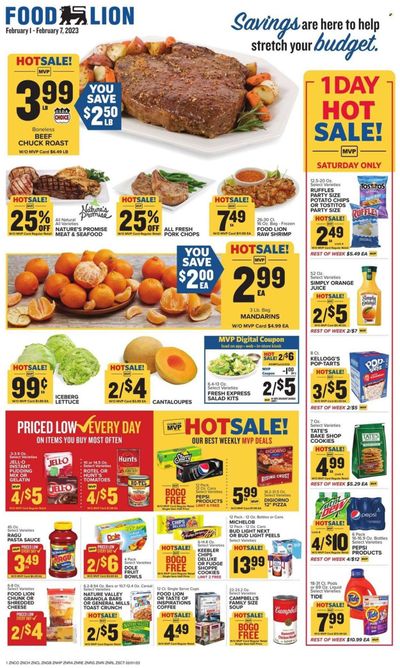 Food Lion (NC) Weekly Ad Flyer Specials February 1 to February 7, 2023