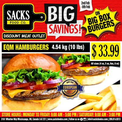 Sacks Food Co. Flyer February 2 to 8