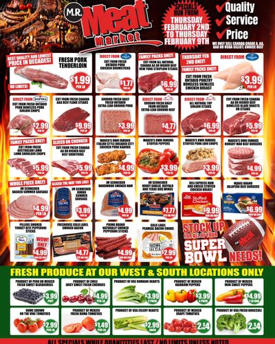 M.R. Meat Market Flyer February 2 to 9