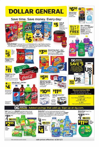 Dollar General Weekly Ad & Flyer April 26 to May 2