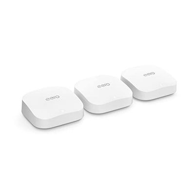 Introducing Amazon eero Pro 6E tri-band mesh Wi-Fi 6E system, with built-in Zigbee smart home hub (3-pack) $583 (Reg $729.99)
