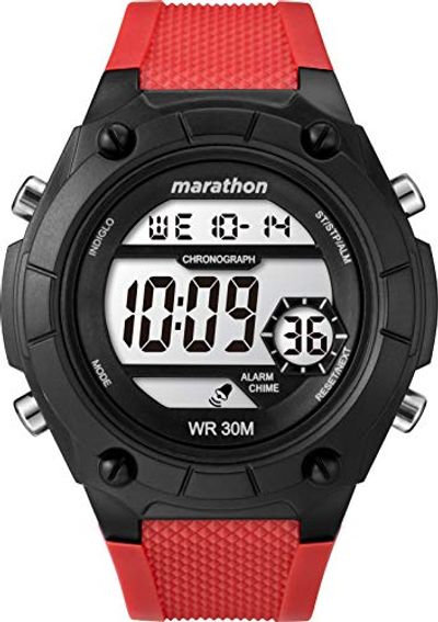 Timex Marathon Men's Red Resin Strap Watch (Model: TW5M438009J) $12.13 (Reg $14.36)