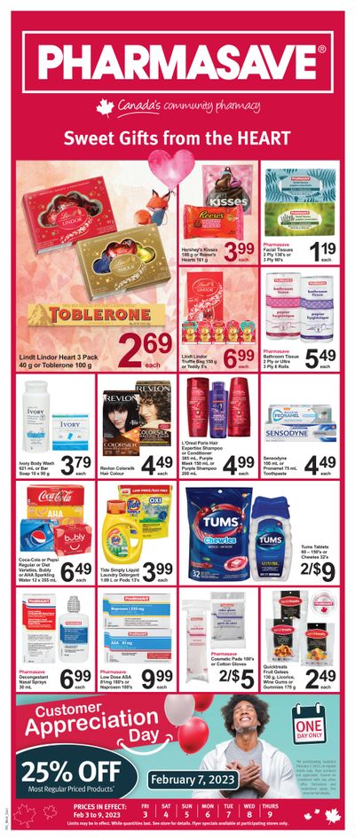 Pharmasave (ON & West) Flyer February 3 to 9