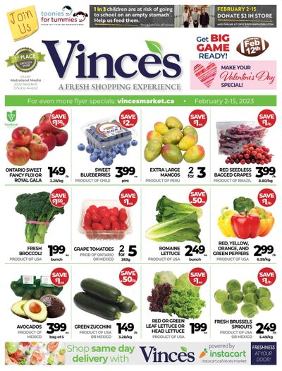 Vince's Market Flyer February 2 to 15
