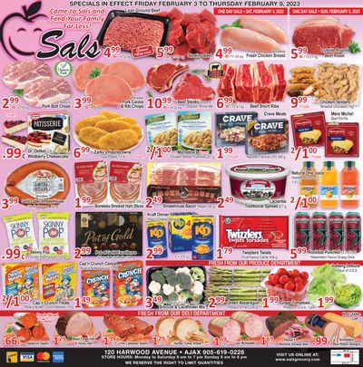 Sal's Grocery Flyer February 3 to 9