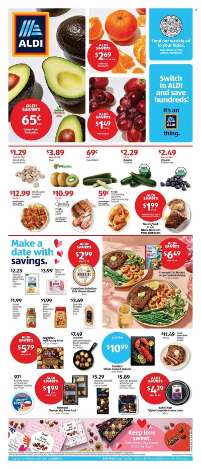 ALDI (MI, MN, NJ, NY, PA, VT) Weekly Ad Flyer Specials January 29 to February 4, 2023