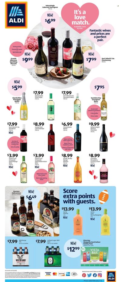 ALDI Weekly Ad Flyer Specials February 1 to February 14, 2023