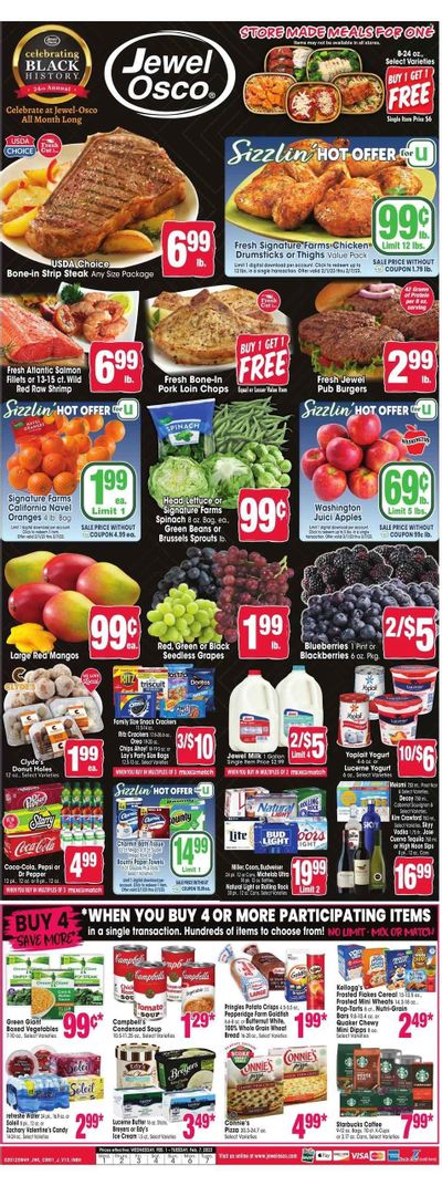 Jewel Osco (IN) Weekly Ad Flyer Specials February 1 to February 7, 2023